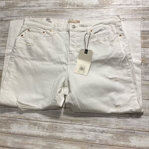 Levi’s Wedgie Skinny Distressed Jeans White Sz 20W NWT